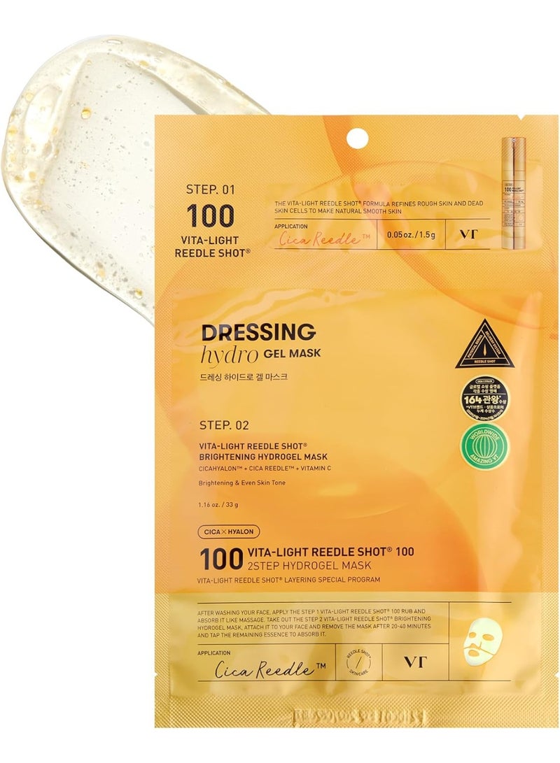 VT Vita-Light Reedle Shot100 2-Step Hydrogel Mask - Image 1